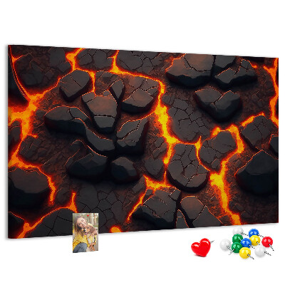 Cork board Volcanic lava