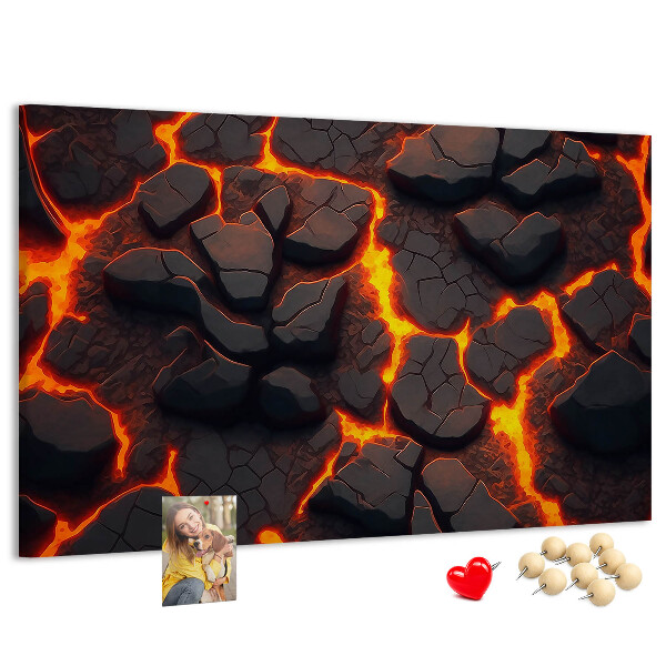 Cork board Volcanic lava