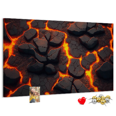 Cork board Volcanic lava
