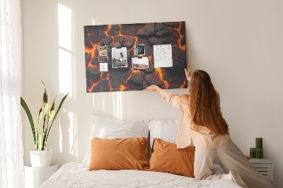 Cork board Volcanic lava