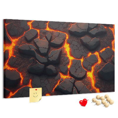 Cork board Volcanic lava