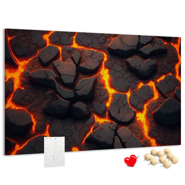 Cork board Volcanic lava