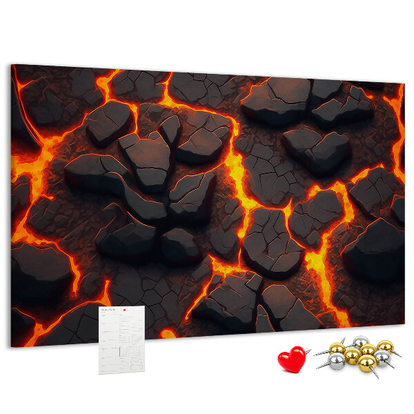 Cork board Volcanic lava
