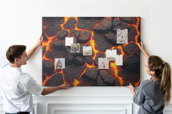 Cork board Volcanic lava