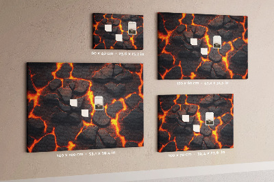 Cork board Volcanic lava