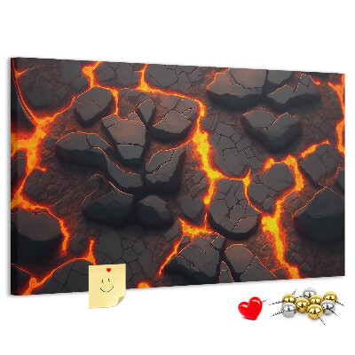 Cork board Volcanic lava