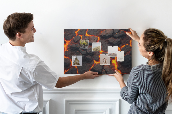 Cork board Volcanic lava