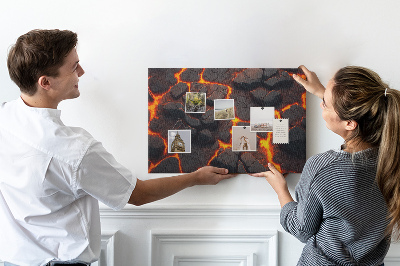 Cork board Volcanic lava