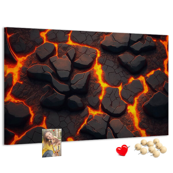 Cork board Volcanic lava