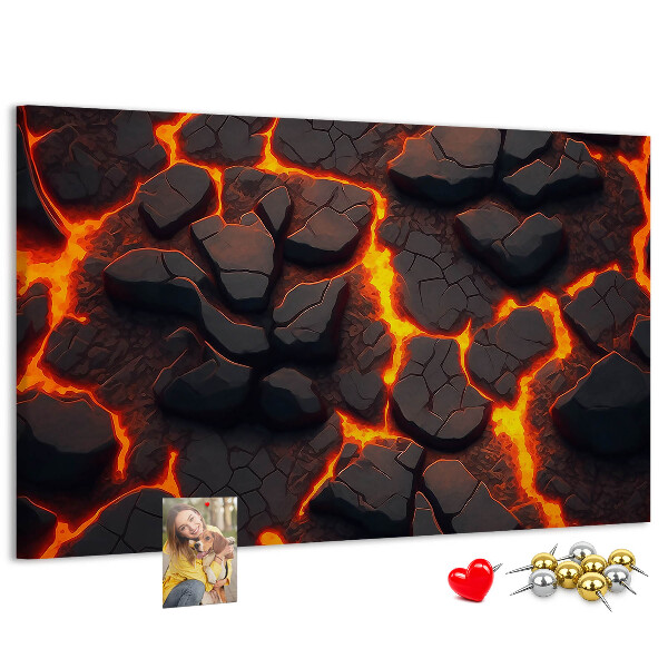 Cork board Volcanic lava