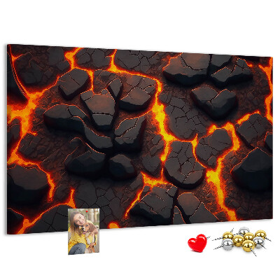 Cork board Volcanic lava