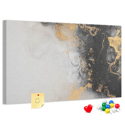 Cork display board Marble art