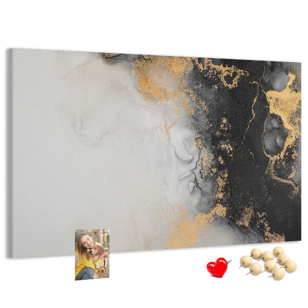 Cork display board Marble art