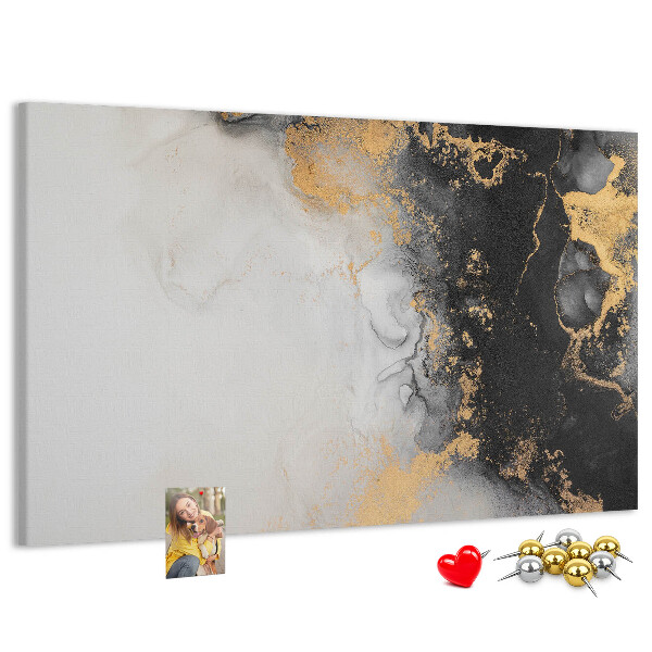 Cork display board Marble art