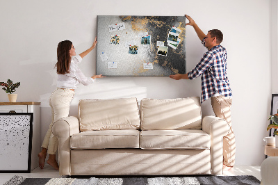 Cork display board Marble art