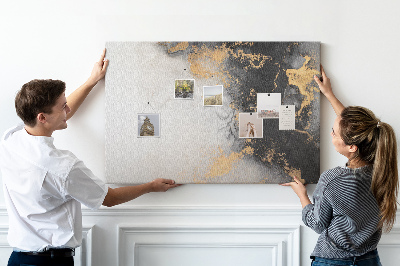 Cork display board Marble art