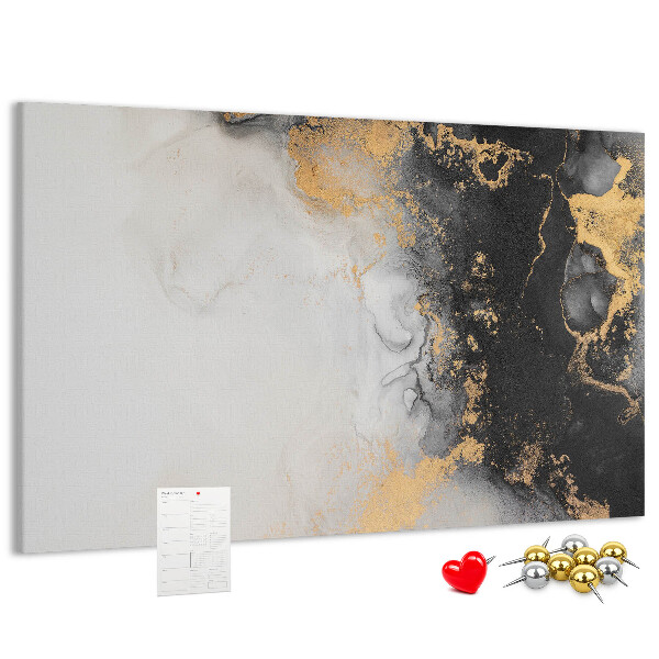 Cork display board Marble art
