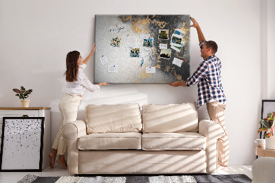 Cork display board Marble art