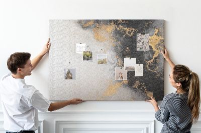 Cork display board Marble art