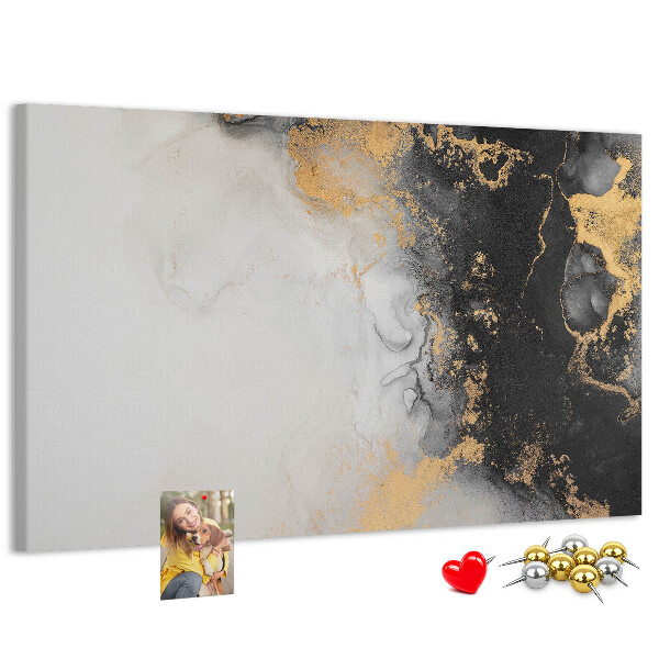 Cork display board Marble art