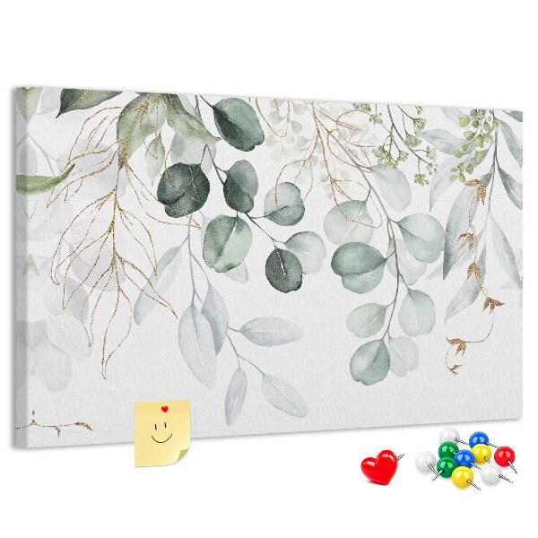 Cork memo board Hanging plants