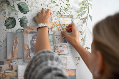Cork memo board Hanging plants