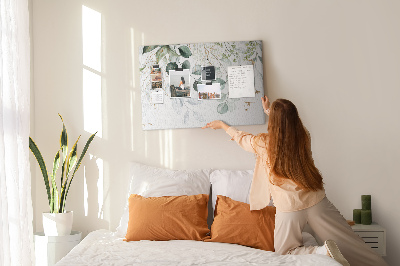 Cork memo board Hanging plants