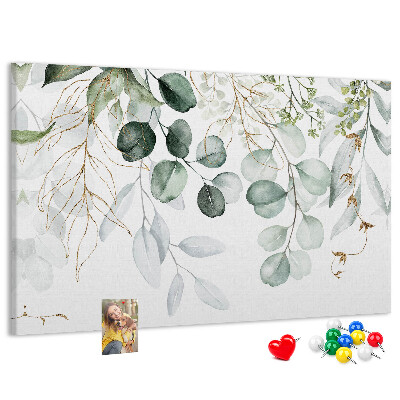 Cork memo board Hanging plants