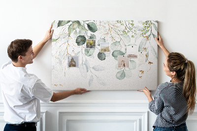 Cork memo board Hanging plants