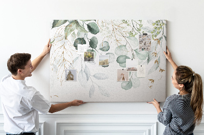 Cork memo board Hanging plants