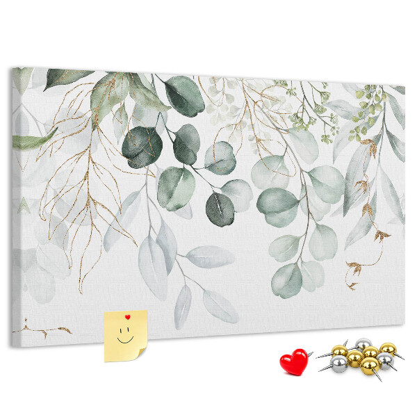 Cork memo board Hanging plants