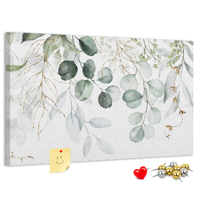 Cork memo board Hanging plants