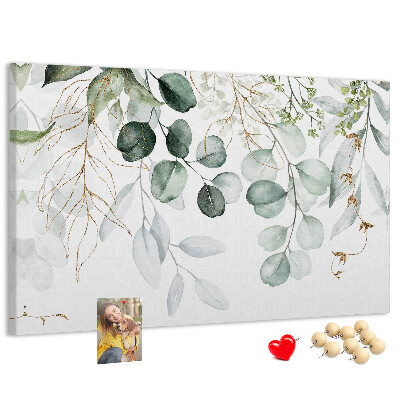 Cork memo board Hanging plants