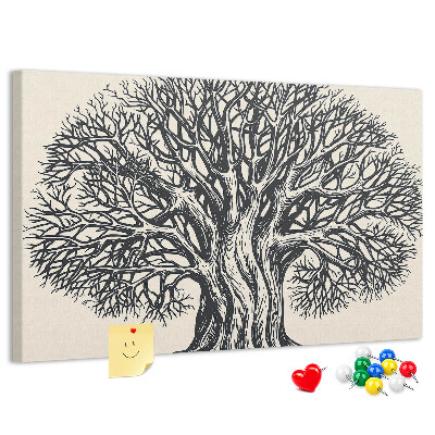 Cork display board Large tree nature