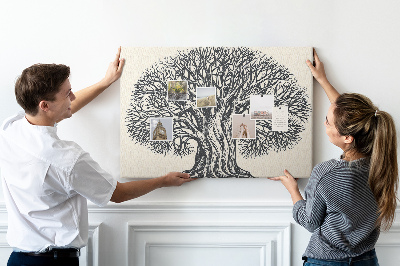 Cork display board Large tree nature