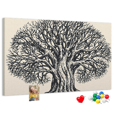 Cork display board Large tree nature