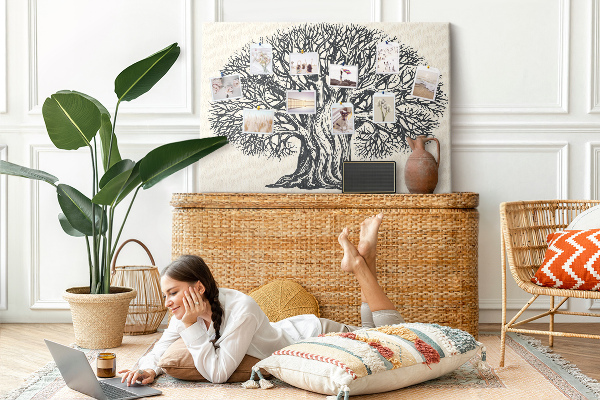 Cork display board Large tree nature