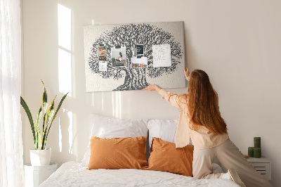 Cork display board Large tree nature