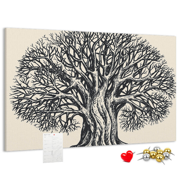 Cork display board Large tree nature