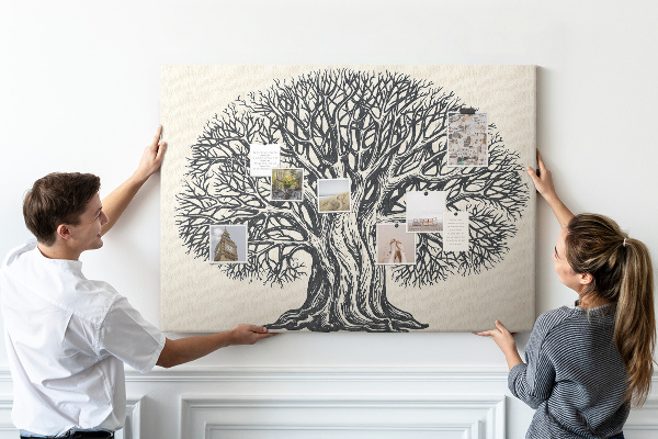 Cork display board Large tree nature