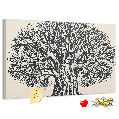 Cork display board Large tree nature