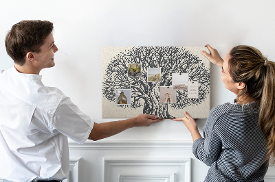 Cork display board Large tree nature