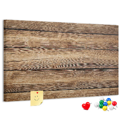 Cork memo board Wooden boards