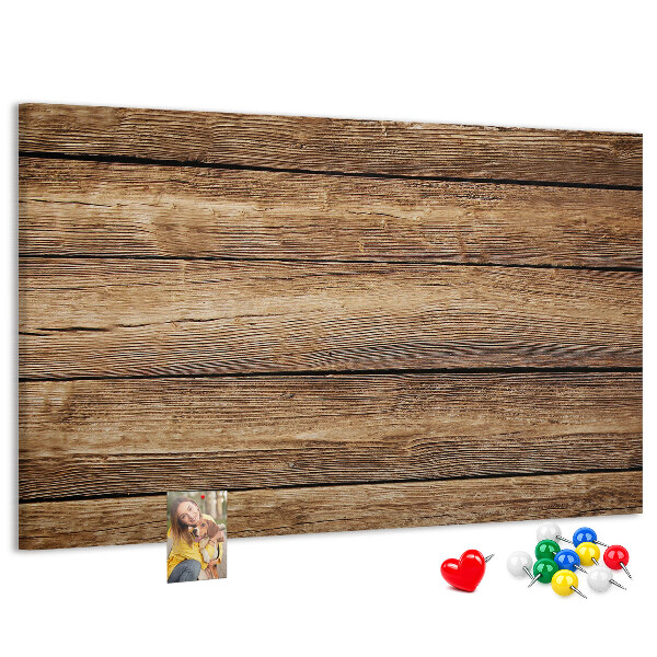 Cork memo board Wooden boards