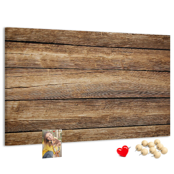 Cork memo board Wooden boards