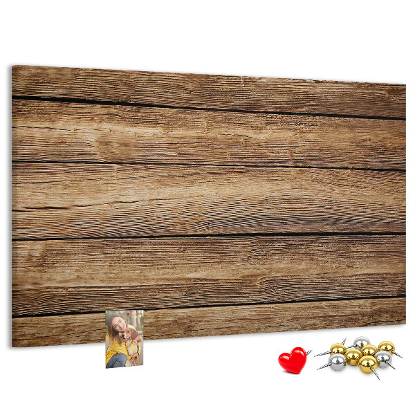 Cork memo board Wooden boards
