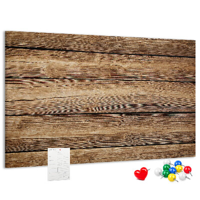 Cork memo board Wooden boards
