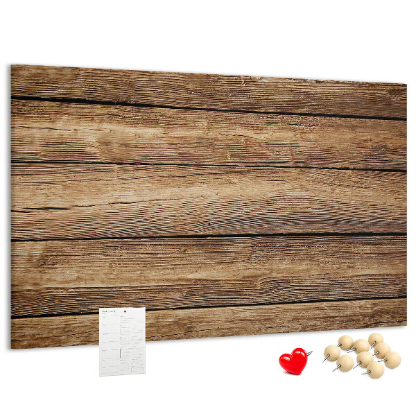Cork memo board Wooden boards