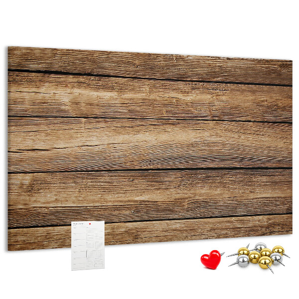 Cork memo board Wooden boards