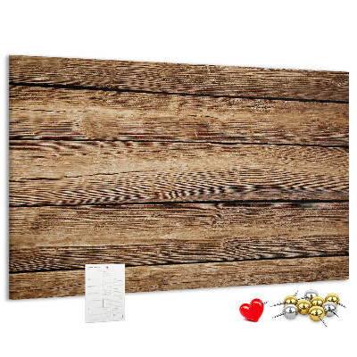 Cork memo board Wooden boards